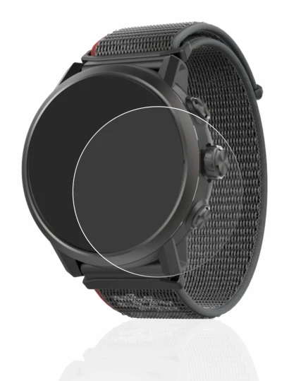 Image de l'appareil Coros Apex 2 avec une grande variété de protections d'écran.