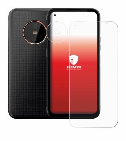 Image de l'appareil Gigaset GX6 (Avant+Caméra) avec une grande variété de protections d'écran.