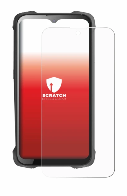 Image de l'appareil Cubot King Kong 9 avec une grande variété de protections d'écran.