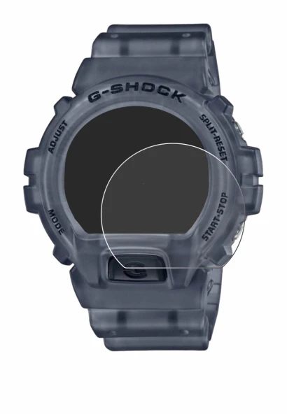 Image de l'appareil Casio G-Shock DW-6900 avec une grande variété de protections d'écran.