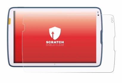 Image de l'appareil Zebra ET40 10.1" avec une grande variété de protections d'écran.