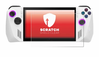 Image de l'appareil ASUS ROG Ally (2023) RC71L avec une grande variété de protections d'écran.