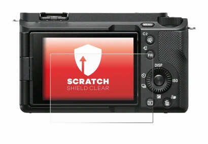 Image de l'appareil Sony Alpha ZV-E1 avec une grande variété de protections d'écran.
