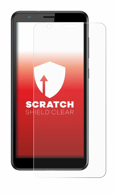 Image de l'appareil ZTE Blade A31 avec une grande variété de protections d'écran.