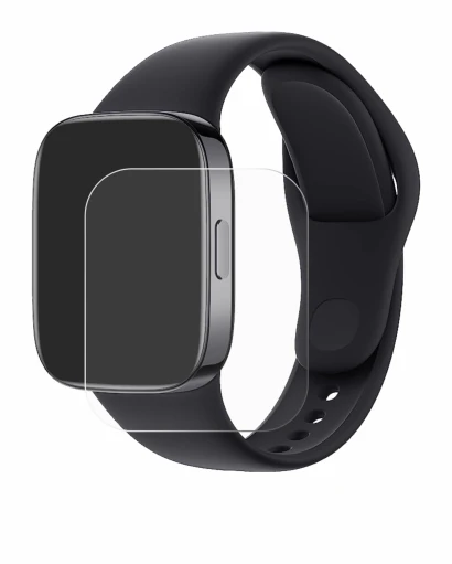Image de l'appareil Xiaomi Redmi Watch 3 avec une grande variété de protections d'écran.