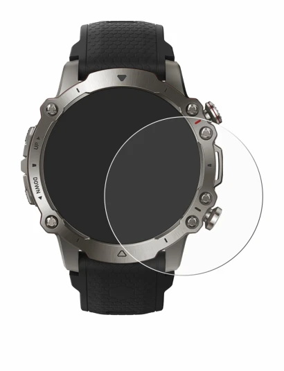Image de l'appareil Huami Amazfit Falcon avec une grande variété de protections d'écran.