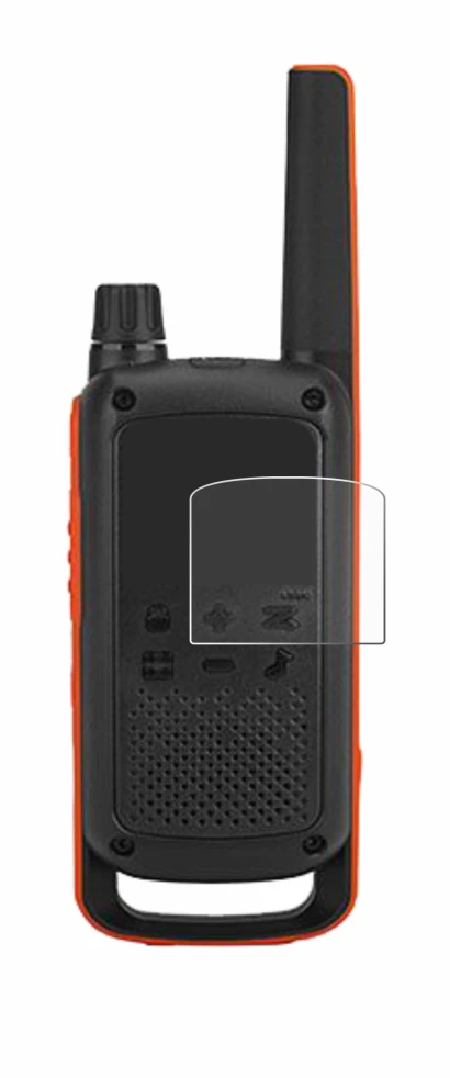Image de l'appareil Motorola Talkabout T82 avec une grande variété de protections d'écran.