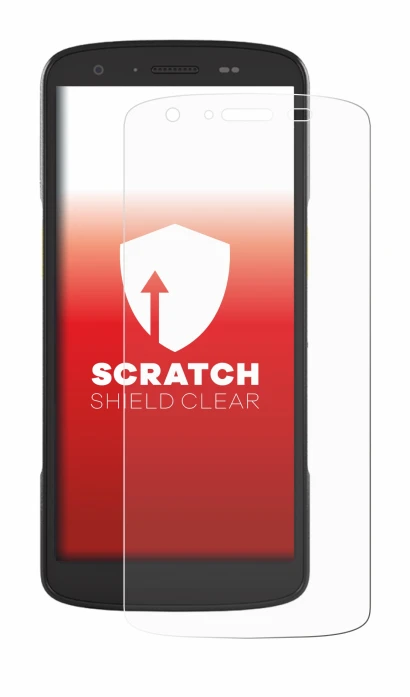 Image de l'appareil Zebra TC22 avec une grande variété de protections d'écran.