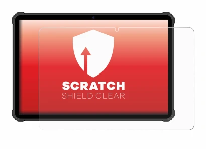 Image de l'appareil Oukitel RT5 avec une grande variété de protections d'écran.