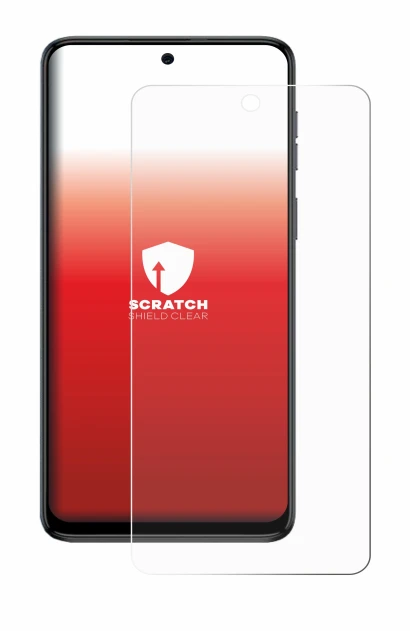 Image de l'appareil Motorola Moto G54 avec une grande variété de protections d'écran.