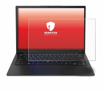 Image de l'appareil Lenovo ThinkPad X1 Carbon 14" Gen 11 avec une grande variété de protections d'écran.
