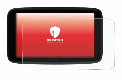 Image de l'appareil TomTom GO Superior 6" avec une grande variété de protections d'écran.