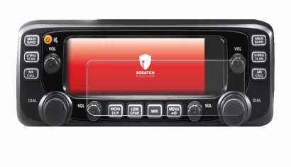 Image de l'appareil Icom IC-2730E avec une grande variété de protections d'écran.