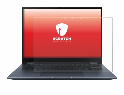 Image de l'appareil ASUS Vivobook S 14 Flip TP3402 avec une grande variété de protections d'écran.