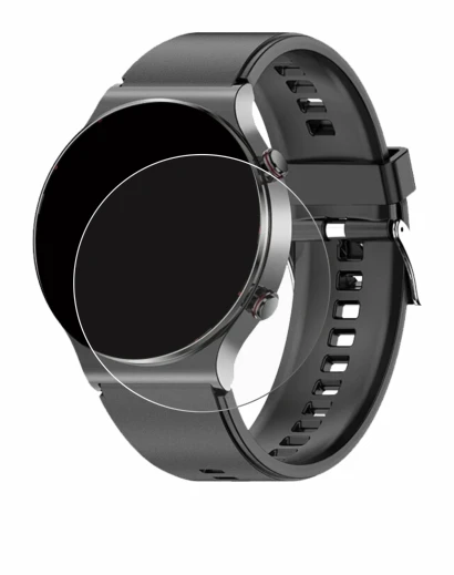 Image de l'appareil Kardena Care Pro 2 (rond) avec une grande variété de protections d'écran.