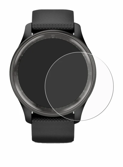 Image de l'appareil Garmin Vivomove Trend avec une grande variété de protections d'écran.