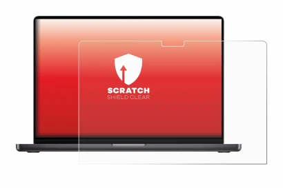 Image de l'appareil Apple MacBook Pro 14" M3 2023 avec une grande variété de protections d'écran.