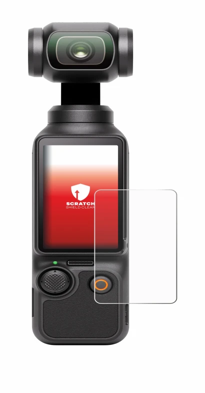 Image de l'appareil DJI Osmo Pocket 3 avec une grande variété de protections d'écran.