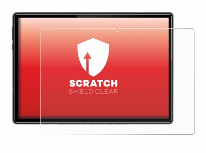 Image de l'appareil Doogee U10 avec une grande variété de protections d'écran.