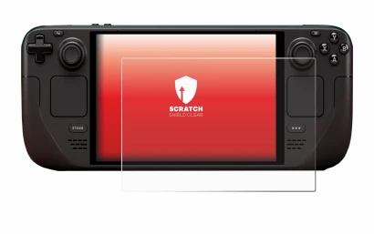 Image de l'appareil Valve Steam Deck OLED avec une grande variété de protections d'écran.