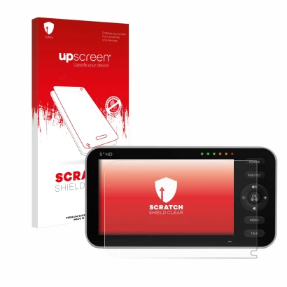 Face avant d’un emballage produit avec le logo de la marque upscreen. À côté, l’appareil GHB SM50B Modell 2023 est représenté