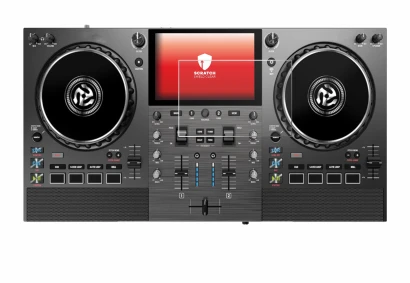 Image de l'appareil Numark Mixstream Pro Go avec une grande variété de protections d'écran.