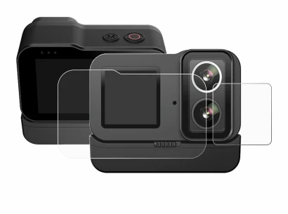 Image de l'appareil SJCAM SJ20 Dual Lens avec une grande variété de protections d'écran.