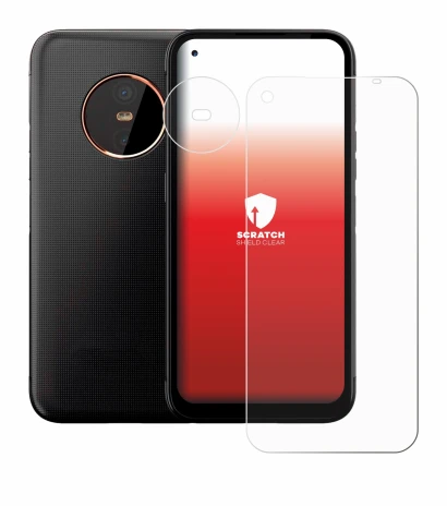 Image de l'appareil Gigaset GX6 Pro (Avant+Caméra) avec une grande variété de protections d'écran.