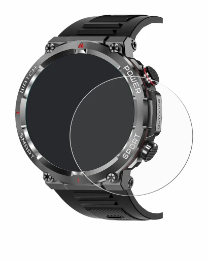 Image de l'appareil Iowodo W50 1.39" avec une grande variété de protections d'écran.