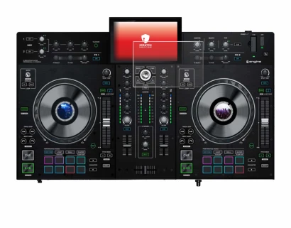 Image de l'appareil Denon DJ Prime 2 avec une grande variété de protections d'écran.