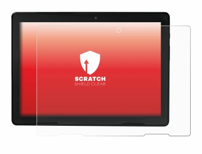 Image de l'appareil MEDION E10900 10" avec une grande variété de protections d'écran.