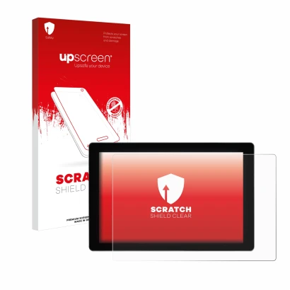 Face avant d’un emballage produit avec le logo de la marque upscreen. À côté, l’appareil SmallHD Indie 7 est représenté avec l