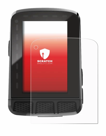 Image de l'appareil Wahoo Elemnt Roam V2 GPS avec une grande variété de protections d'écran.