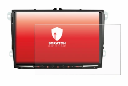 Image de l'appareil Erisin ES8998V 9" avec une grande variété de protections d'écran.