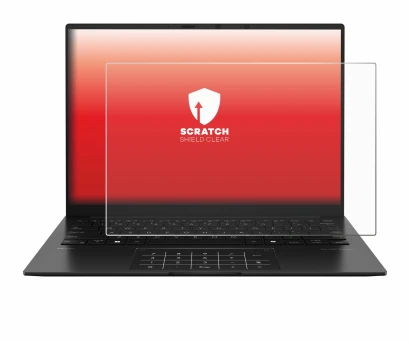Image de l'appareil ASUS ZenBook 14 OLED UM3406 avec une grande variété de protections d'écran.