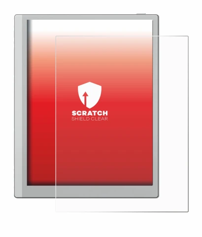 Image de l'appareil Boox Go 10.3 avec une grande variété de protections d'écran.