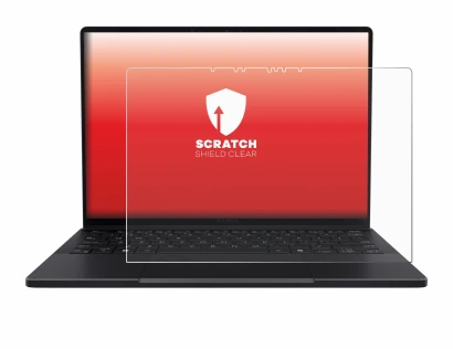 Image de l'appareil ASUS ProArt PX13 avec une grande variété de protections d'écran.