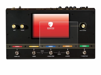 Image de l'appareil Headrush Core avec une grande variété de protections d'écran.