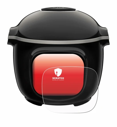 Image de l'appareil Moulinex Cookeo Touch avec une grande variété de protections d'écran.