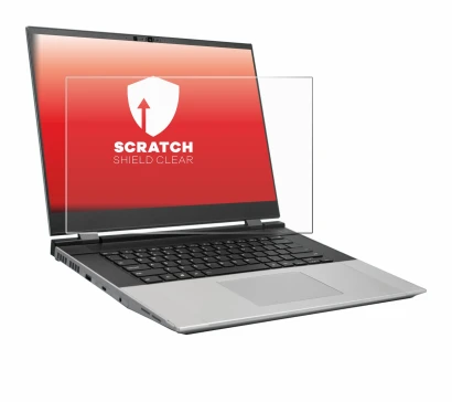 Image de l'appareil Framework Laptop 16 avec une grande variété de protections d'écran.