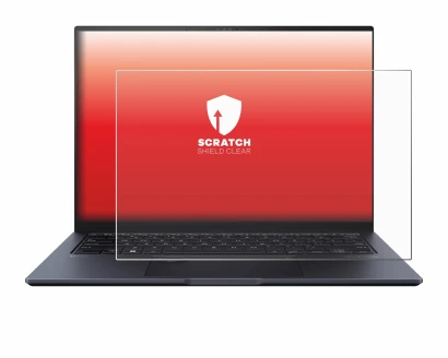 Image de l'appareil ASUS ZenBook Pro 14 UX6404V avec une grande variété de protections d'écran.