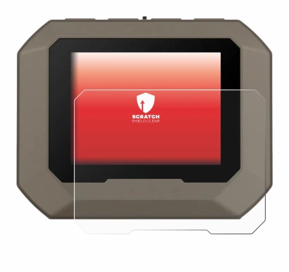 Image de l'appareil Garmin Xero C1 Pro avec une grande variété de protections d'écran.