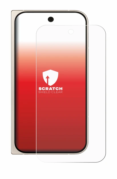 Image de l'appareil Google Pixel 9 Pro Fold avec une grande variété de protections d'écran.