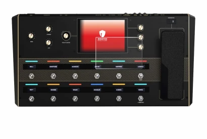 Image de l'appareil Headrush Prime avec une grande variété de protections d'écran.