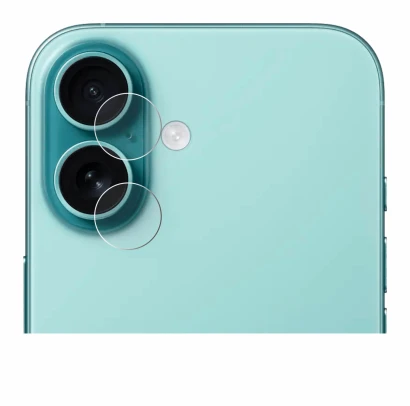 Image de l'appareil Apple iPhone 16 Plus (Caméra UNIQUEMENT) avec une grande variété de protections d'écran.