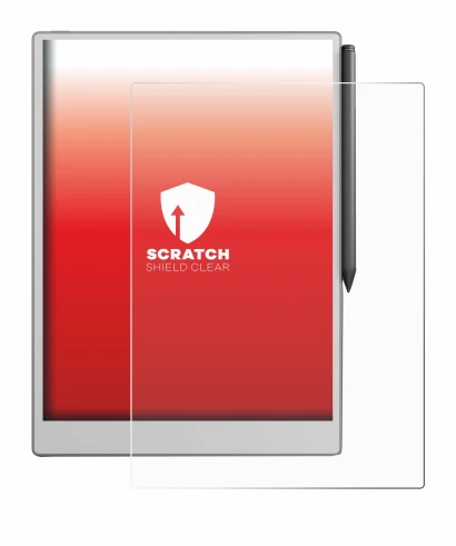 Image de l'appareil reMarkable Paper Pro avec une grande variété de protections d'écran.