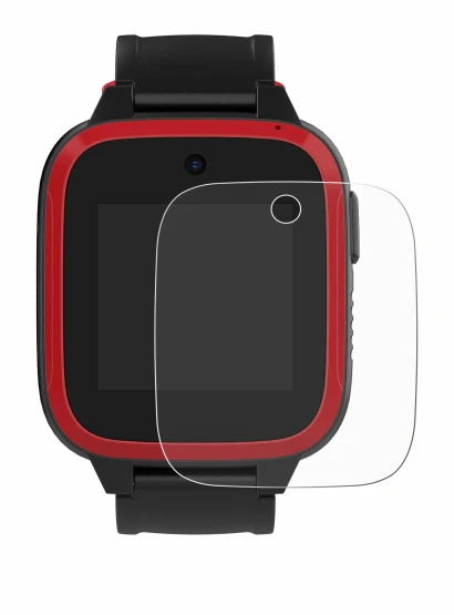 Image de l'appareil Xplora Let's Go avec une grande variété de protections d'écran.