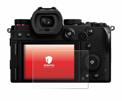 Image de l'appareil Panasonic Lumix DC-S5D avec une grande variété de protections d'écran.