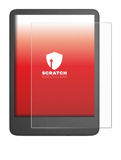 Image de l'appareil Amazon Kindle 2024 avec une grande variété de protections d'écran.