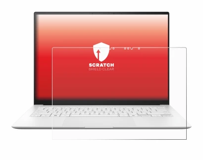 Image de l'appareil ASUS ZenBook S 14 UX5406 avec une grande variété de protections d'écran.